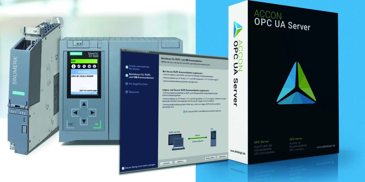 ACCON OPC UA Server version 1.4.0.0 released – Update brings support for TIA V19 and current Siemens firmware