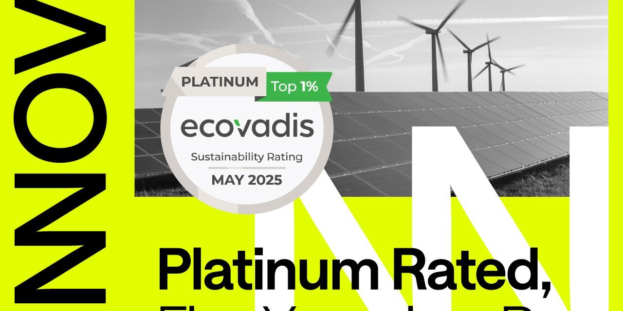 ENNOVI achieves prestigious EcoVadis platinum sustainability rating for fifth Year