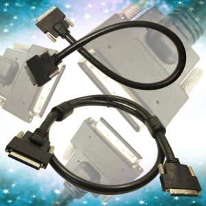 136 Cliff 0.5m VHDCI cable Cliff Electronics extends VHDCI Cable Range - Shielded and EMC Cable protected for Defence, Aerospace and Space applications