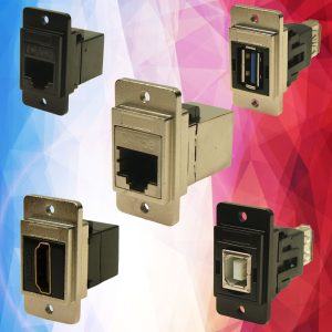 138 Cliff Electronics DualSLIMS with 4 40 imperial mounting thread Cliff adds New Version of DualSLIMS space saving narrow FeedThrough Connectors to suit North America