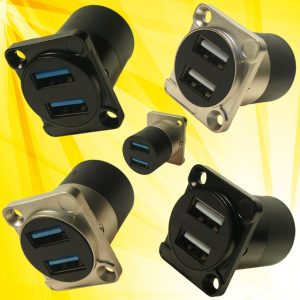 141 USB2.0 and USB3.0 FeedThrough connectors now available from Cliff Electronics Dual USB2.0 and USB3.0 FeedThrough connectors now available from Cliff Electronics