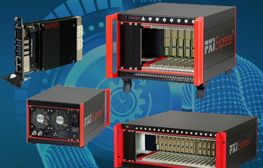 The new nVent SCHROFF 8 slot PXI Express System now available from Foremost Electronics