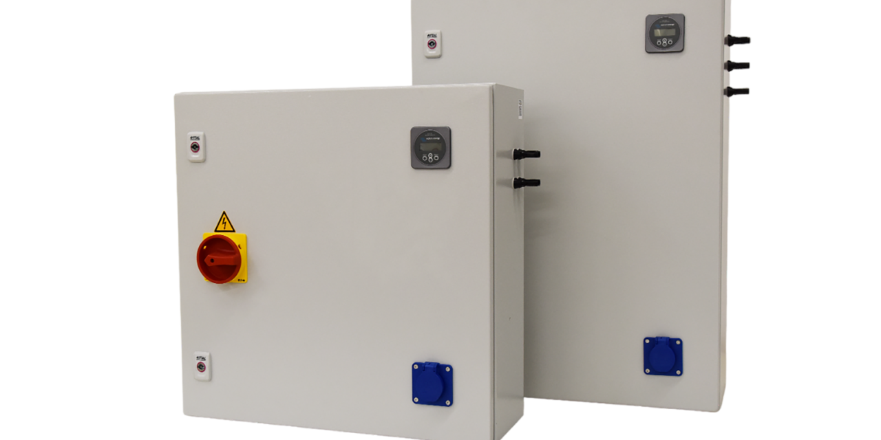 New solar control cabinet for safety even in blackouts