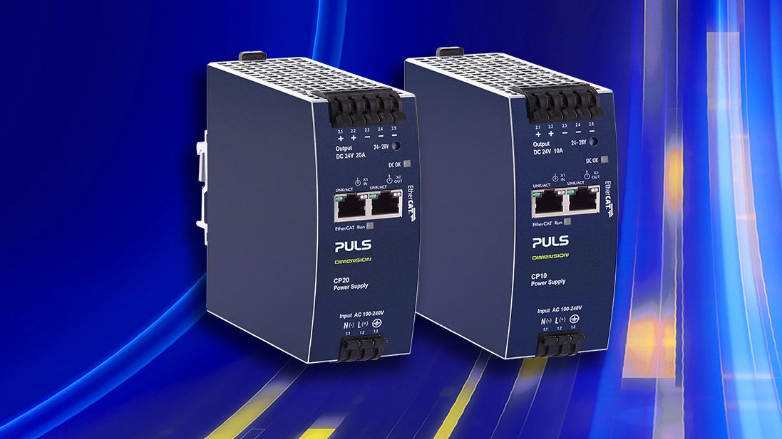 New for SPS 2023: PULS smart power supplies with EtherCAT