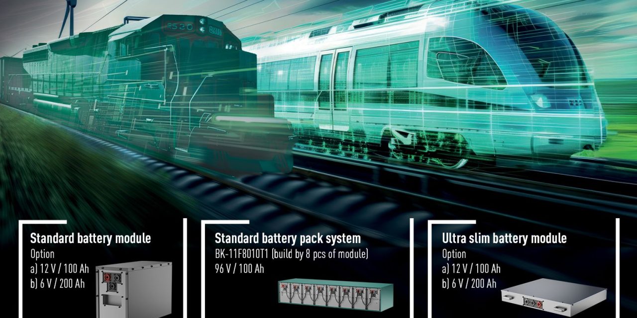 Panasonic Energy presents new nickel metal hydride battery system for railway vehicles at Innotrans fair