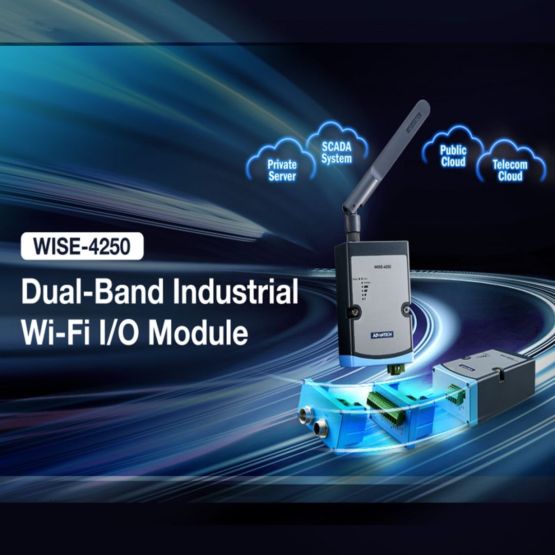 Advantech WISE-4250 Dual-Band Industrial Wi-Fi I/O Module - Electronics ...