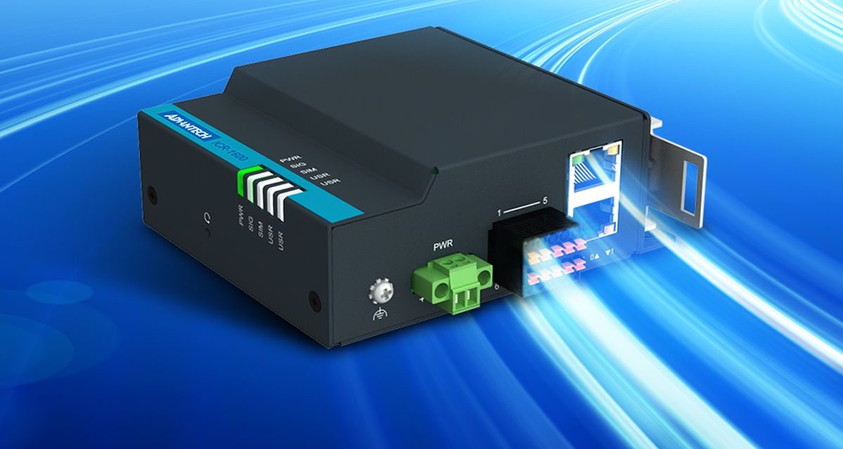 Advantech Releases ICR-1600 Series Industrial 4G Connectivity Gateways for Simplifying Network Integration