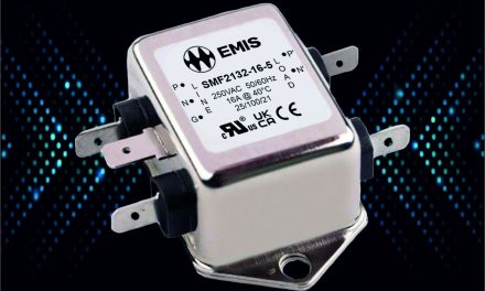 EMIS SMF2132 High Performance Single Stage EMI Filter handles high interference levels
