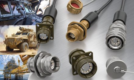 Mil-Spec Fibreco D38999 contactless expanded beam circular fibre-optic connectors from Lane Electronics