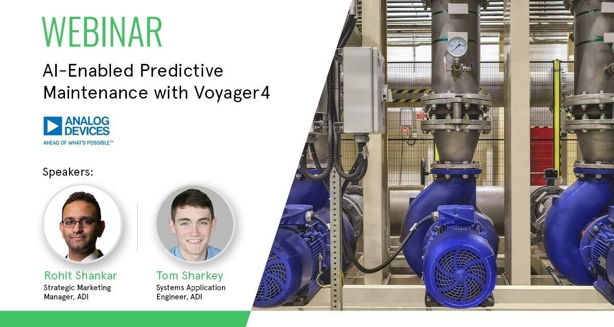 element14 announces 2 webinars focusing on AI-driven maintenance and advanced signal analysis