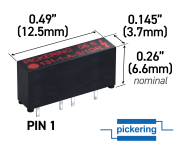 medium Pickering Electronics introduces its Series 131 reed relays