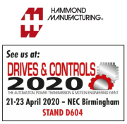 hammond dc20 002 medium Hammond showcases its sealed industrial range enclosures at Drives and Controls 2020