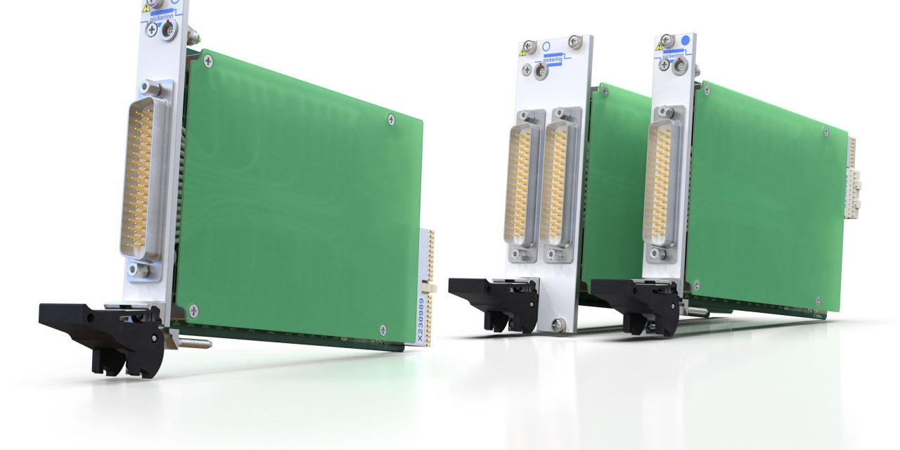 High-voltage PXI multiplexer family from Pickering Interfaces delivers double the switch payload