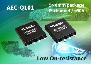 7484 LR Toshiba introduces additional -60V P-channel MOSFETs