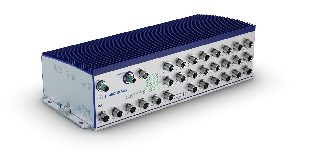 Belden’s Hirschmann BXP, a managed Ethernet switch; Made for rolling stock and rail