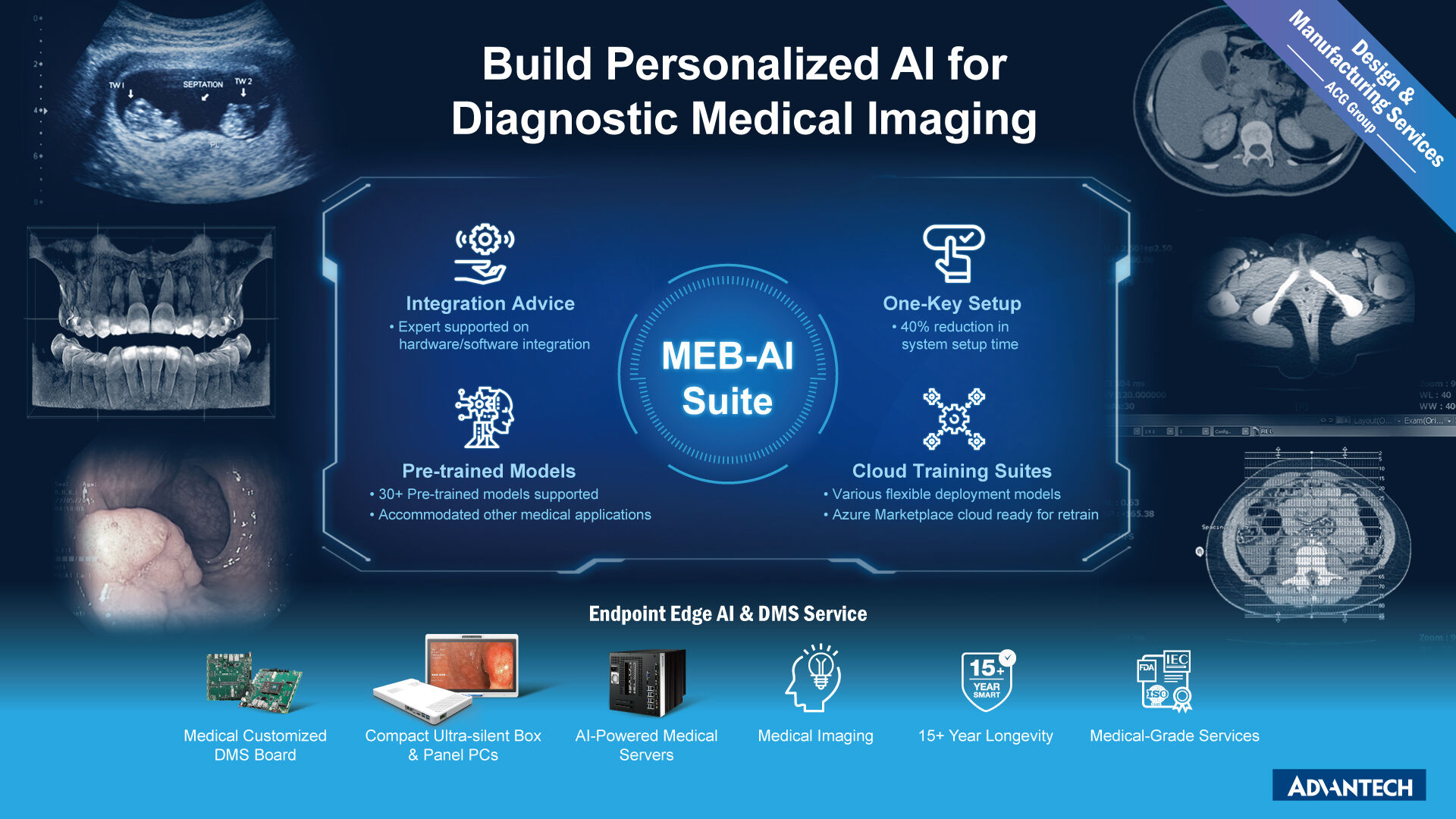 ACG Company Profile Build Personalized AI for Diagnostic Medical Imaging Advantech to showcase latest medical computer solutions at Medica 2022