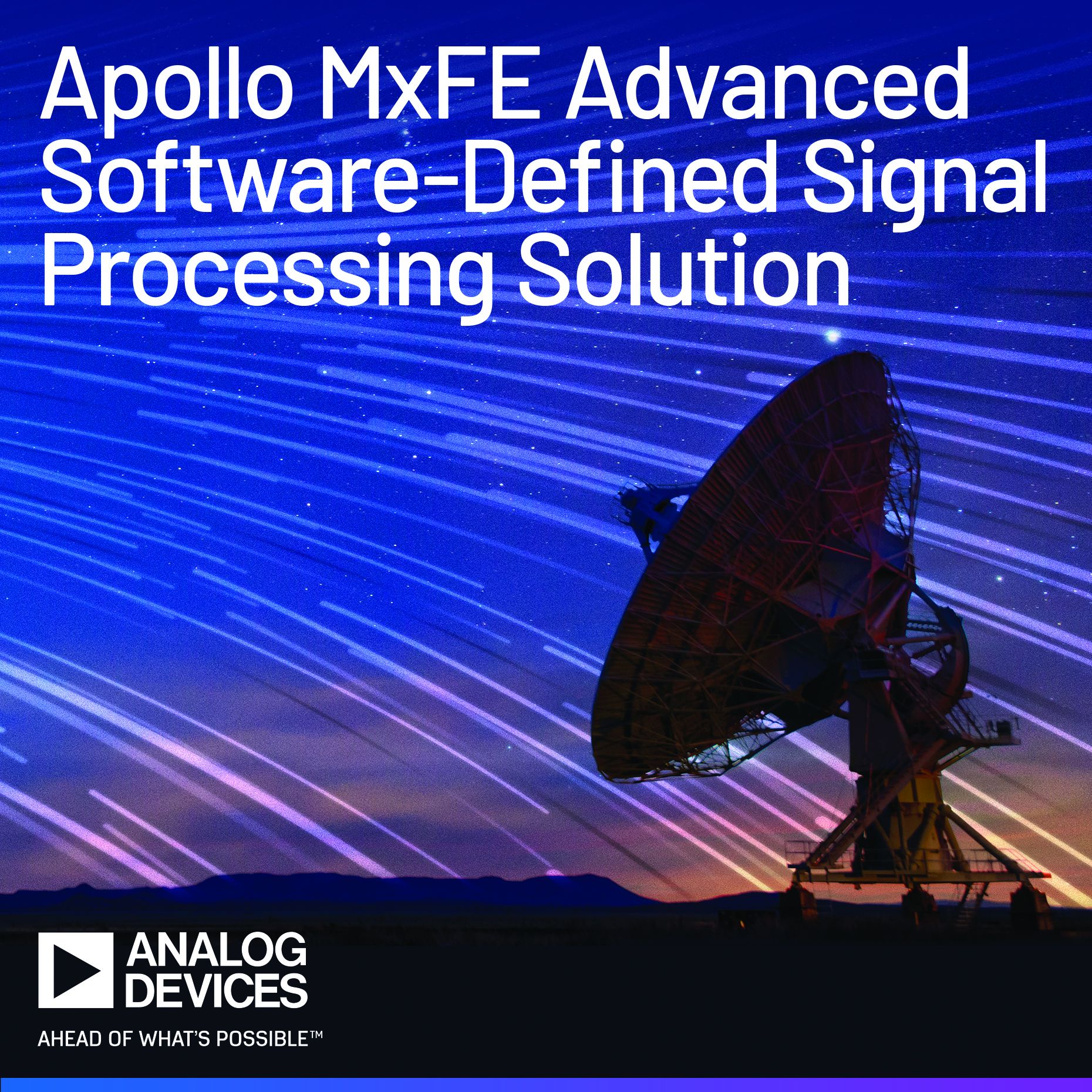 ADI Apollo MxFE Image Print 1860x1860 002 Analog Devices Announces Apollo MxFE Advanced Software-Defined Signal Processing Solution for Aerospace & Defense, Instrumentation, and Next-Generation Wireless Communications