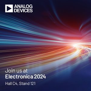 ADI Electronica 1200px PR Graphic 1 Analog Devices at Electronica 2024: Driving Towards the Edge of What’s Possible. Together.