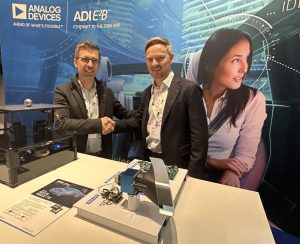 ADI BMW photo Patrice Ancel BMW Seamus Ryan ADI ADI and the BMW Group Join Forces to Provide Industry-Leading 10Mb Ethernet for Automotive, Enabling Software-Defined Vehicles