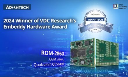 Advantech ROM-2860 Wins the 2024 VDC Research Embeddy Hardware Award for IoT and Edge Computing