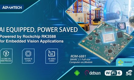 Advantech Announces New SMARC 2.1 Computer-on-Module ROM-6881 with Rockchip RK3588 for Embedded Vision Applications