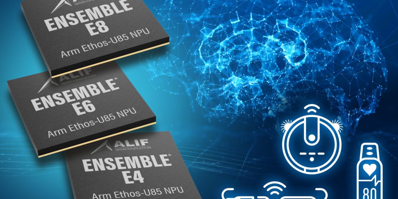 Alif Semiconductor Pioneers Generative AI in Edge and Endpoint Devices with 2nd Generation Low-Power Ensemble MCUs