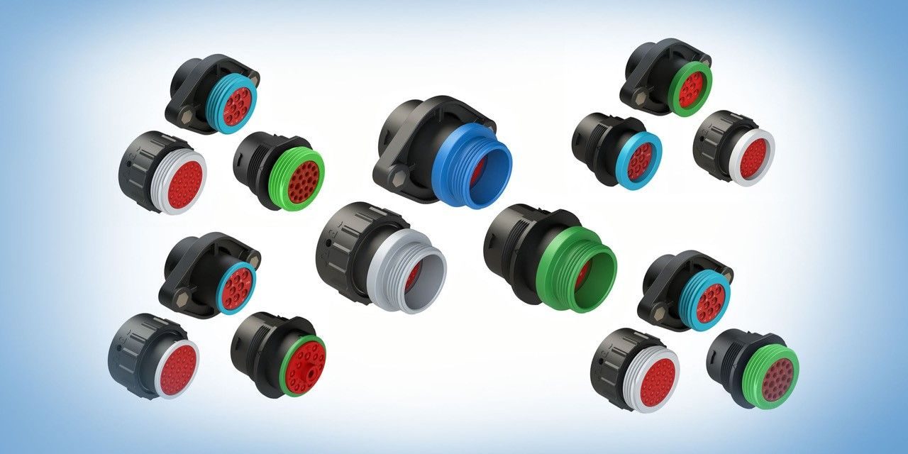 Environmentally-Sealed, Multi-Pin, Heavy-Duty Circular Bayonet Connectors