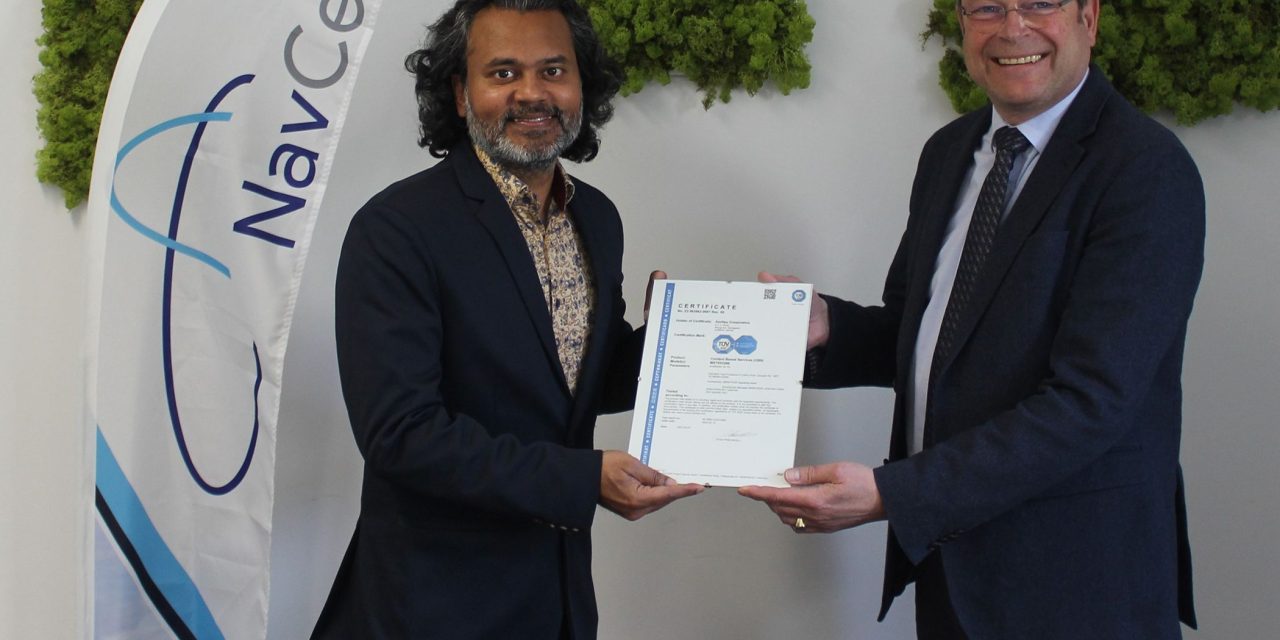 Anritsu eCall Test Solution MX703330E Certified by NavCert as a CEN EN16454-compliant PSAP Simulator