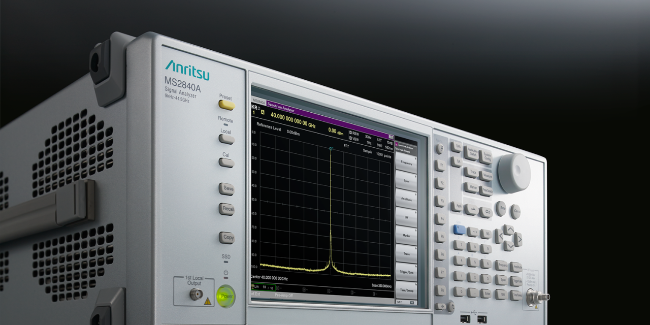Anritsu Company Enhances Signal Analyzer MS2840A Function