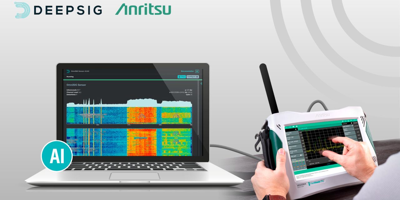 Anritsu and DeepSig Revolutionizing Spectrum Sensing  with Artificial Intelligence