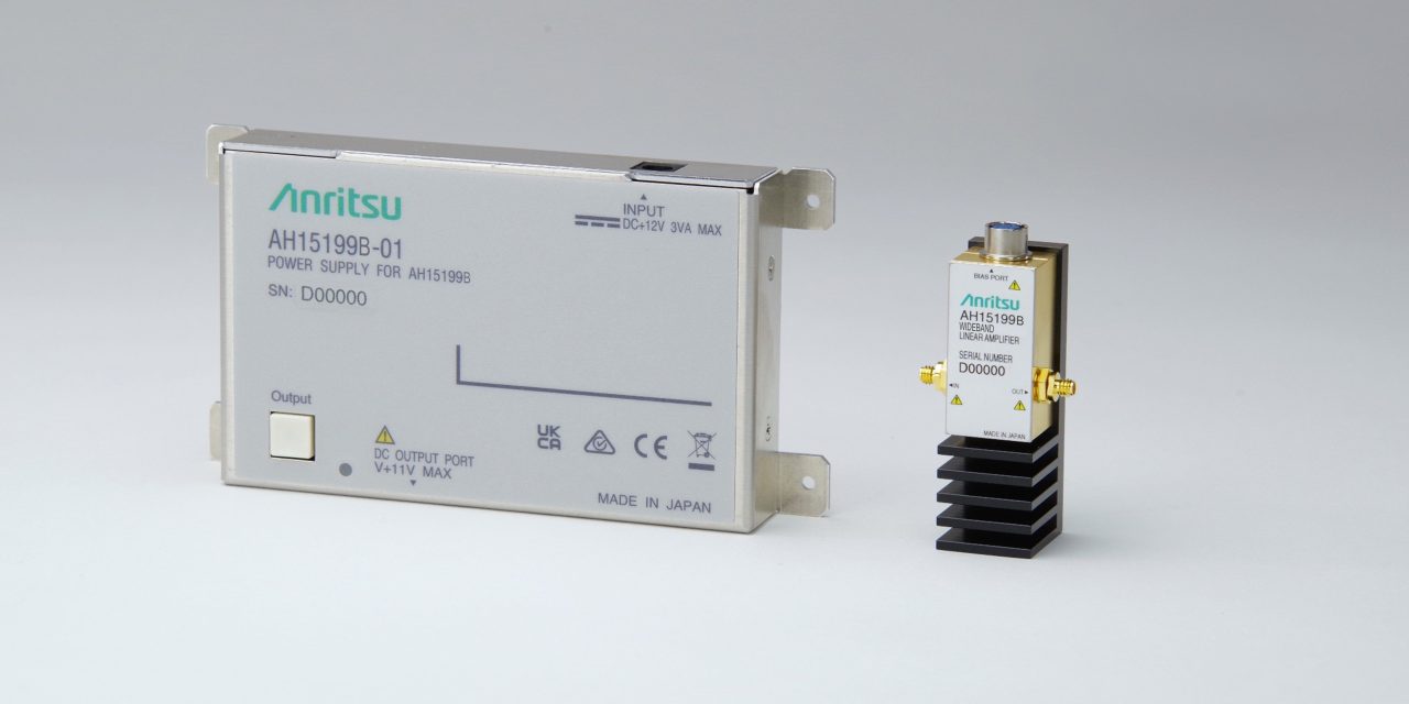 Anritsu Launches 140 Gbaud PAM4 Wideband/High-Output (2 Vpp) Linear Amplifier