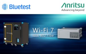 ANR496 Image colaboration bluetest Anritsu and Bluetest to support MIMO OTA measurements on IEEE 802.11be (Wi-Fi 7) devices
