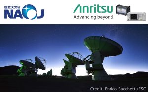 ANR502 Image colaboration naoj National Astronomical Observatory of Japan selects Anritsu 400G Tester and Optical Spectrum Analyzer to evaluate 1.6 Tbps transmission system of ALMA radio telescope