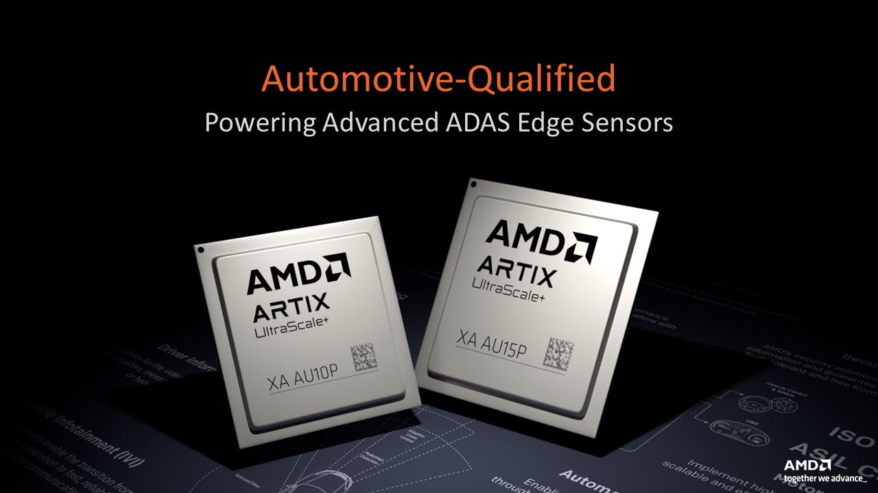 Artix Supporting Image AMD Powers Next-Gen Automotive Edge Sensors with New Additions to its Cost-Optimized Automotive-Grade Family