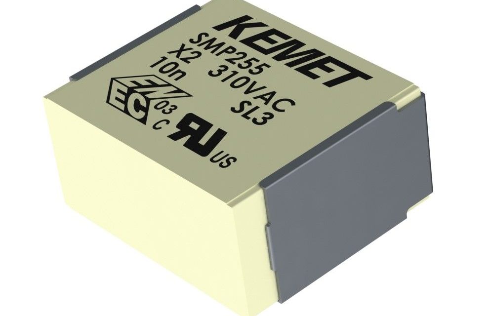 News from the KEMET capacitor portfolio: The SMP255 Class X2 and the improved SMP253 Class Y2 series – now at Rutronik