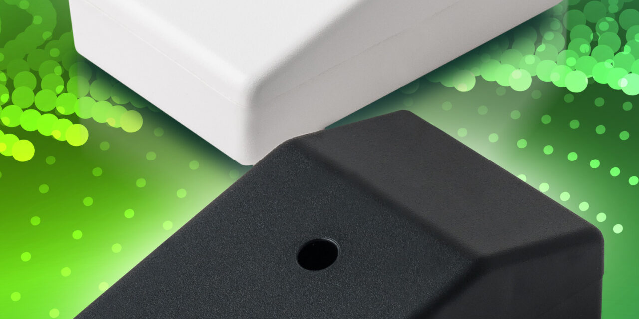 Highly adaptable Miniature Sloping Module Cases from BCL Enclosures protect delicate electrical devices on desks, dashboards and in pockets