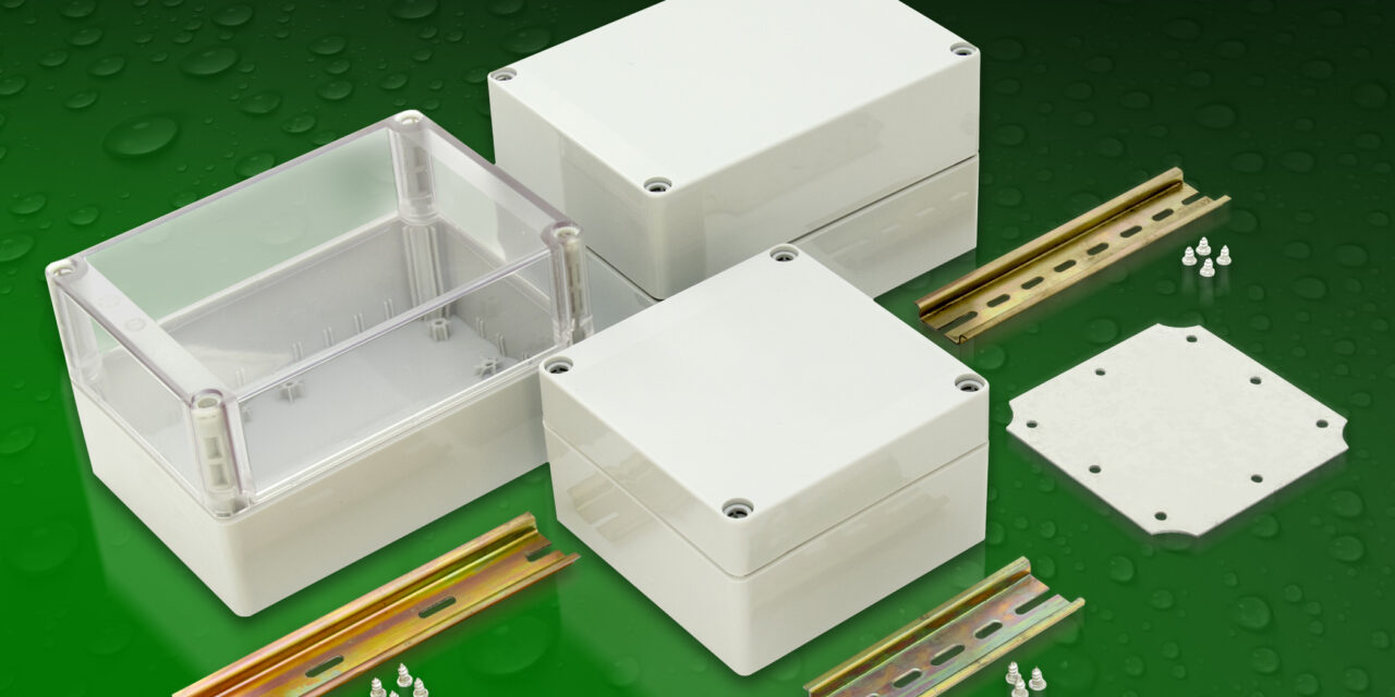 Tough BN Junction Box Enclosures from BCL Enclosures for cables, PCBs, control and Emech components protect against impact and liquids