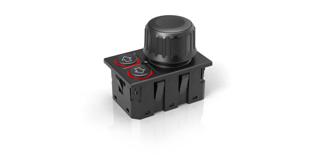 Multi-functional Rotary Cursor Controller delivers intuitive in-cab control