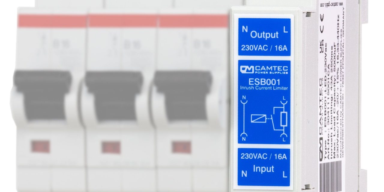 World’s smallest inrush current limiter-series CAMTEC ESB001 now available worldwide
