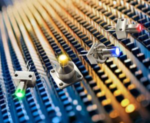 Coloured emitters in FO Housings New from OMC - visible wavelength LEDs in fibre optic housings for polymer and glass optical fibre cover the whole visible light spectrum