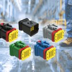 Compact, high-density, heavy-duty, thermoplastic connectors