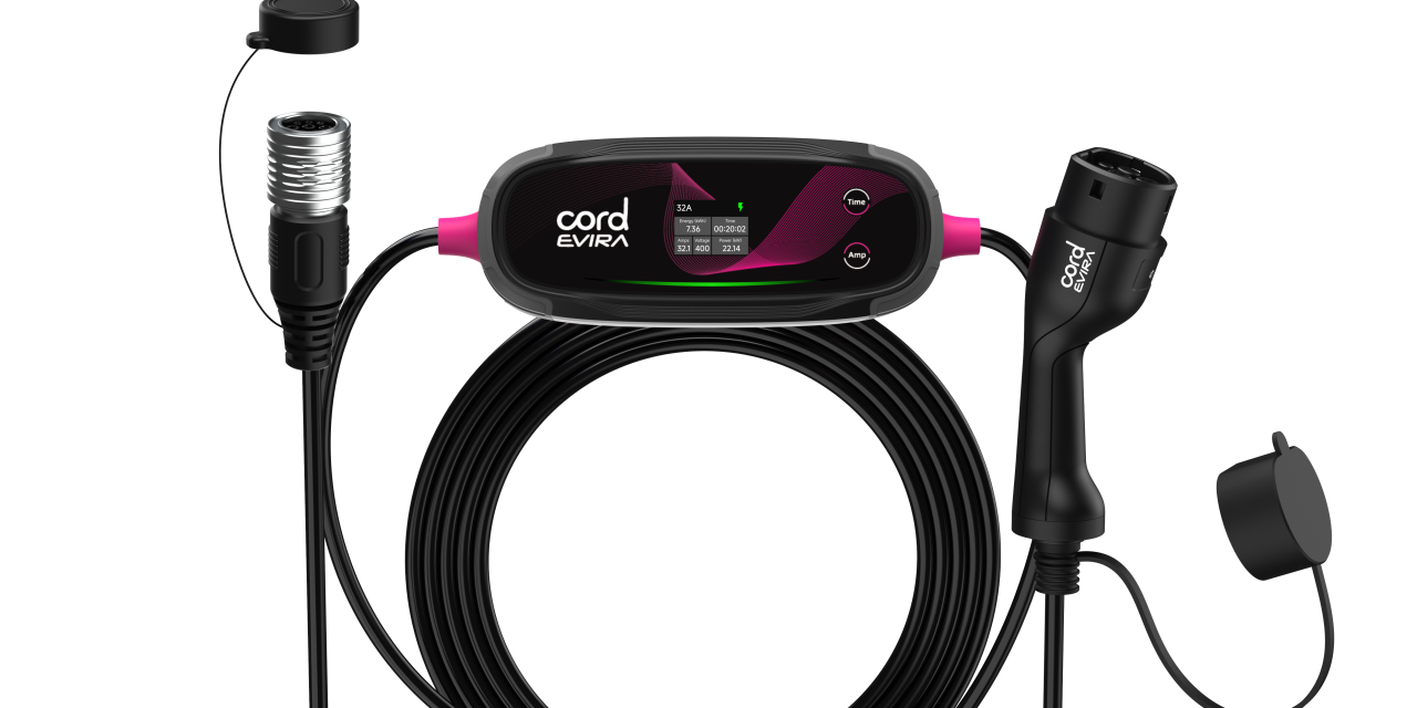 Cord launches EVIRA – A portable EV charger that turns CEE commando sockets into superfast charging stations