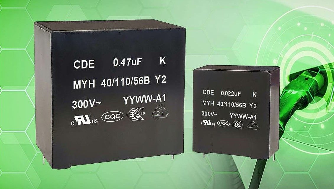 New Cornell Dubilier AEC-Q200 Y2 Class Interference Suppressor Capacitors Meet 2,000-Hour 85/85 THB Tests