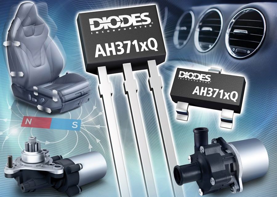 High-Voltage, Automotive-Compliant, Hall-Effect Latches from Diodes Incorporated Provide Improved Resistance to Physical Stress