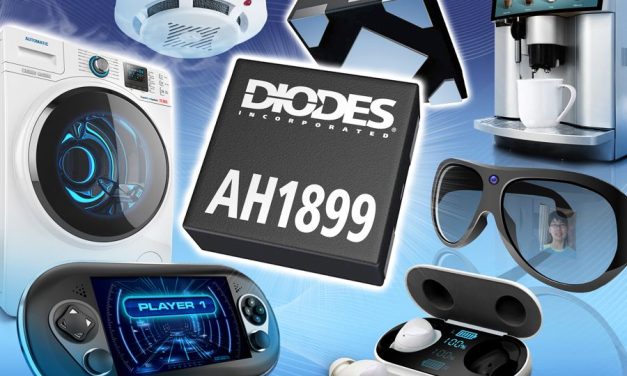 Tiny, Micropower Hall-Effect Switches from Diodes Incorporated Deliver Compatibility with Low-Voltage Chipsets