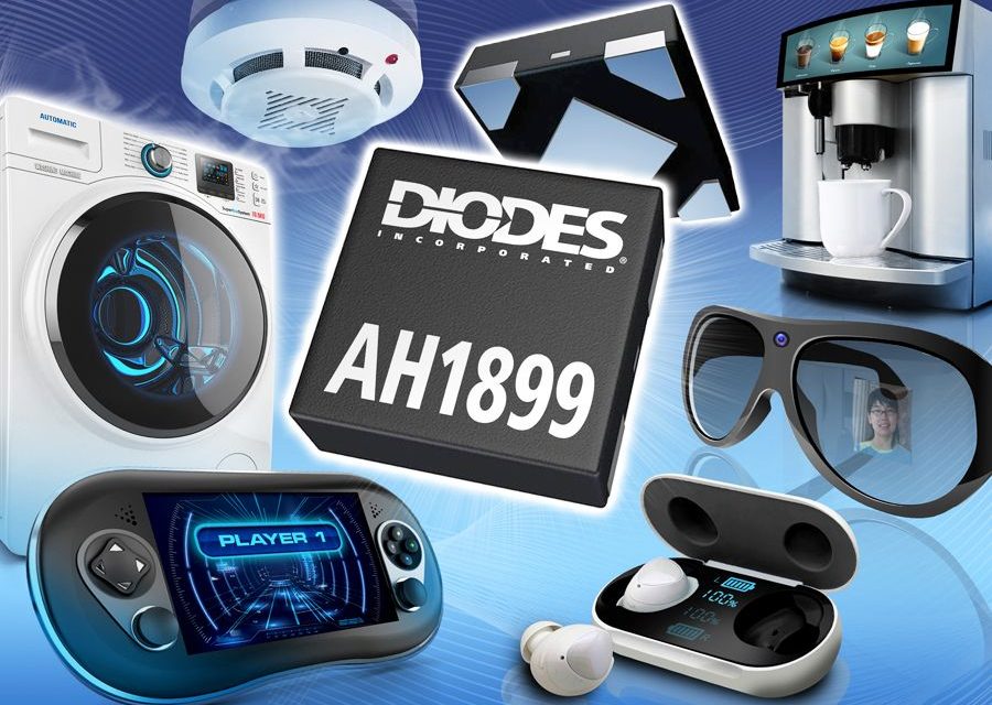 Tiny, Micropower Hall-Effect Switches from Diodes Incorporated Deliver Compatibility with Low-Voltage Chipsets