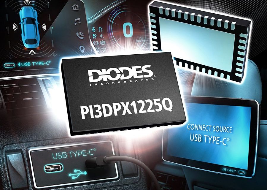 10Gbps Automotive-Compliant Active Crossbar Mux from Diodes Incorporated Simplifies Smart-Cockpit Connectivity