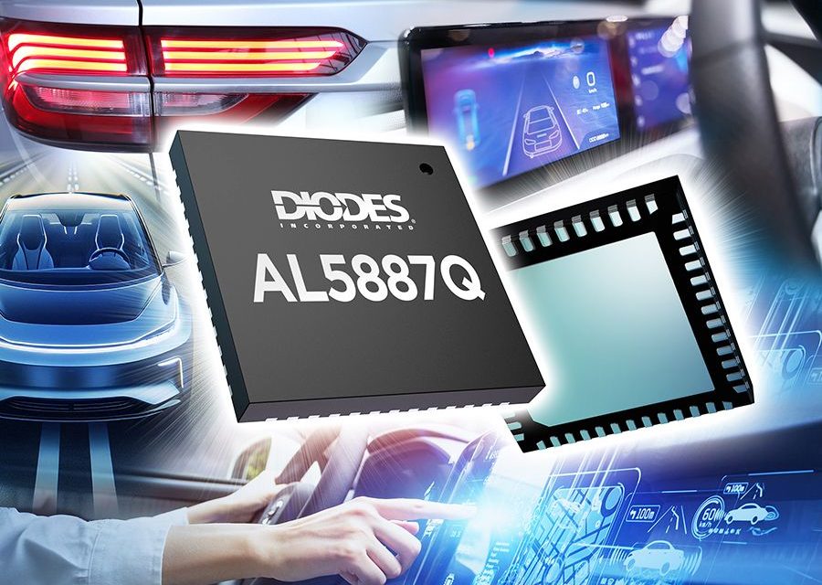 36-Channel Automotive-Compliant Linear LED Driver from Diodes Incorporated for Display and Lighting Applications with Fault Reporting and Diagnostics