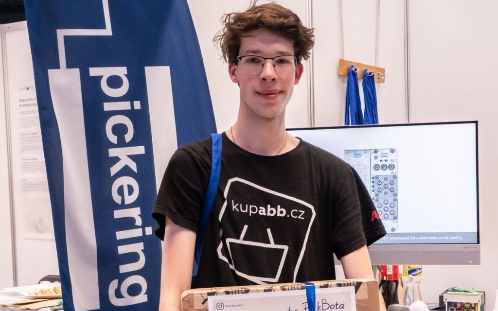 ‘Joker Junior’ wins Pickering’s PickBot student challenge at Czech innovation fair