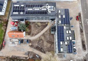 Danisense headquarter extension pic1 grey building in the back Danisense officially opens extension of Taastrup headquarters